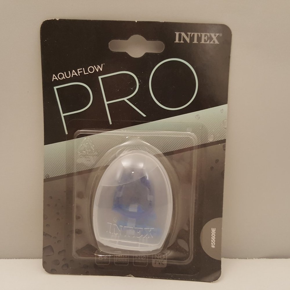 INTEX Aquaflow PRO Swimming Ear Plugs & Nose Clip Combo Set w/ Case